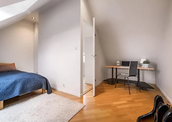 Bright Top-floor With Sea View Apartament Bergen